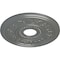 Ekena Millwork Genevieve Ceiling Medallion (Fits Canopies up to 3 1/2"), 16 1/8"OD x 3 1/2"ID x 7/8"P, Silver CM16GNSLS - alternate 2